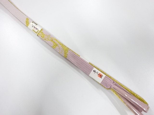 JAPANESE KIMONO / UNUSED KOREI HAND-TIED OBIJIME